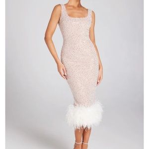 Nadine Merabi Lulu White Dress